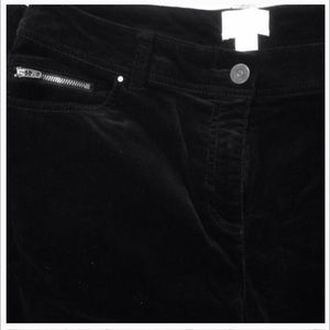 NWOT BLACK CHICO’S CORDUROY PANTS